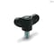 Elesa Thumb Screw, 1/4"-20, Wing, Zinc Plated, 0.65 in Head Ht, 3/4 in Lg CWN-p (inch sizes) - alternate 1
